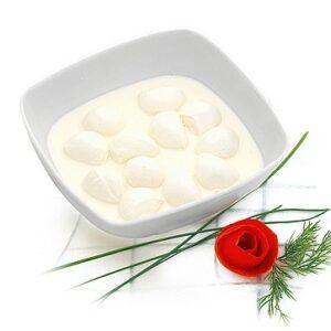 mozzarella bufala con panna