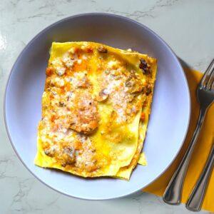 Lasagna ragout e mozzarella - 300 g