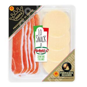 Prosciutto crudo e parmigiano reggiano - 10x100g