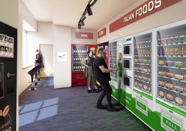 Automatische Restaurants und Fertiggerichte von J-MOMO