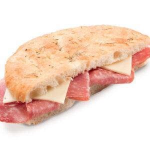 Focaccia con salami - 6x210g