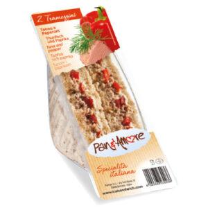 sándwich de atún y pimiento integral - 6x130g
