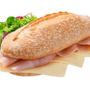 Ciabatta al prosciutto cotto - 6x160g