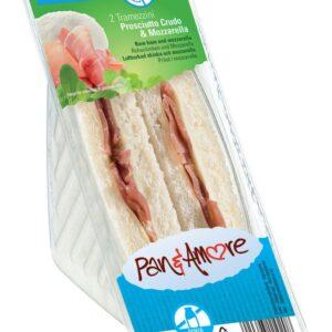 sándwich de jamón y mozzarella sin lactosa - 6x135g