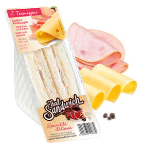 doppio tramezzino prosciutto cotto e formaggio– 6x150g