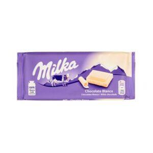 milka tavoletta al cioccolato bianco da 100 g