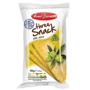 Three snack oliva - 50x40g.