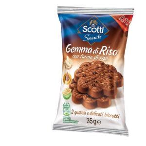 Gemme di riso con cioccolato - 30×35g.