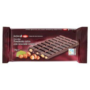 Chocolate negro Milka con avellanas - 32x45g.