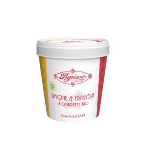 Coupe citron et fraise Bio - 20x80g.