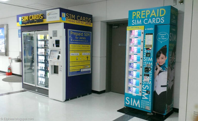 NTT Communications hat einen Prepaid-SIM-Karten-Automaten am internationalen Flughafen Narita in Tokio aufgestellt.